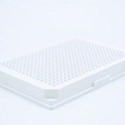 KeyTec® 384-Well White Flat Low-Volume Microplates, PS, Solid, Non-treated, No lid