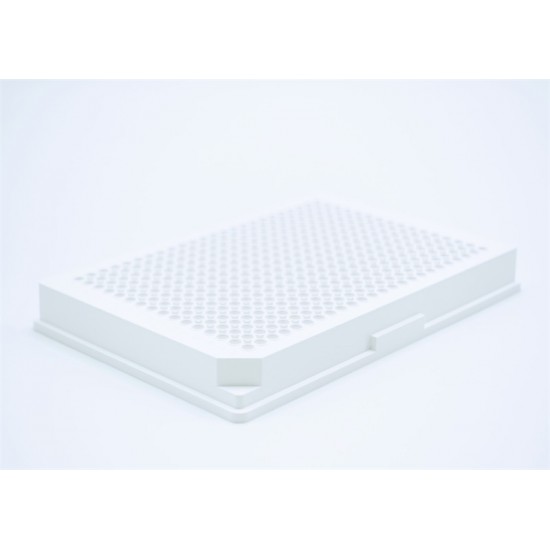 KeyTec® 384-Well White Flat Microplates, PS, Solid, Non-treated, No lid